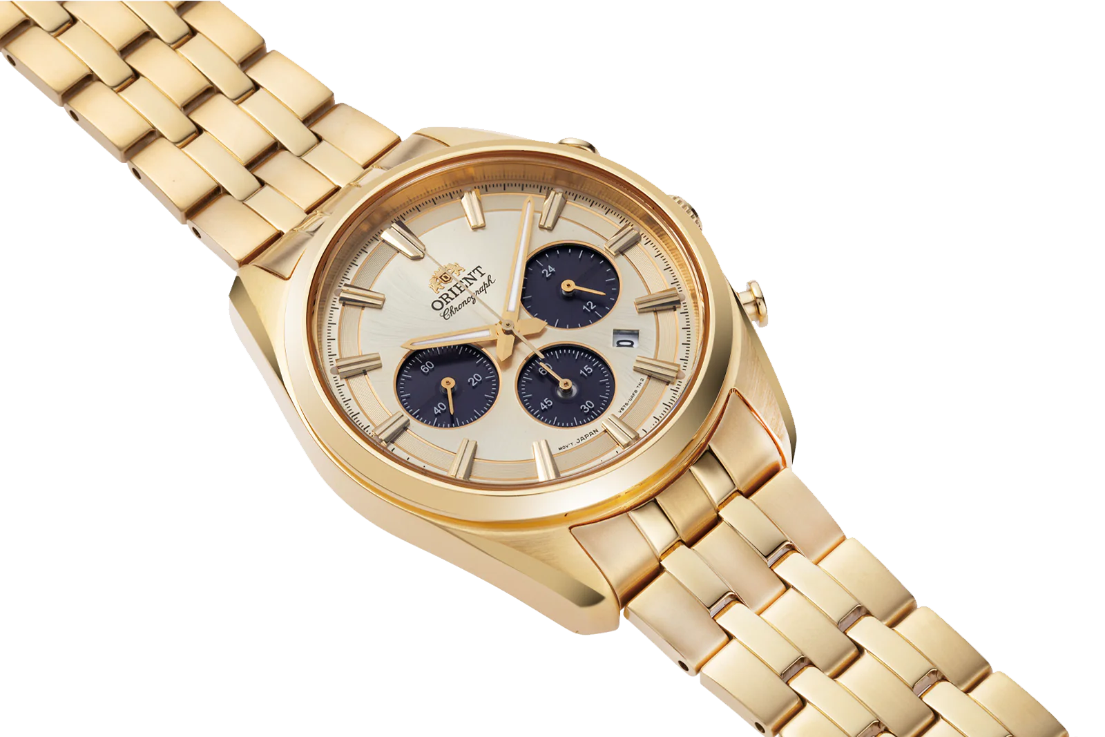 RA-TX0301G Reloj Orient Chronograph Hombre Acero Dorado