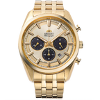 RA-TX0301G Reloj Orient Chronograph Hombre Acero Dorado