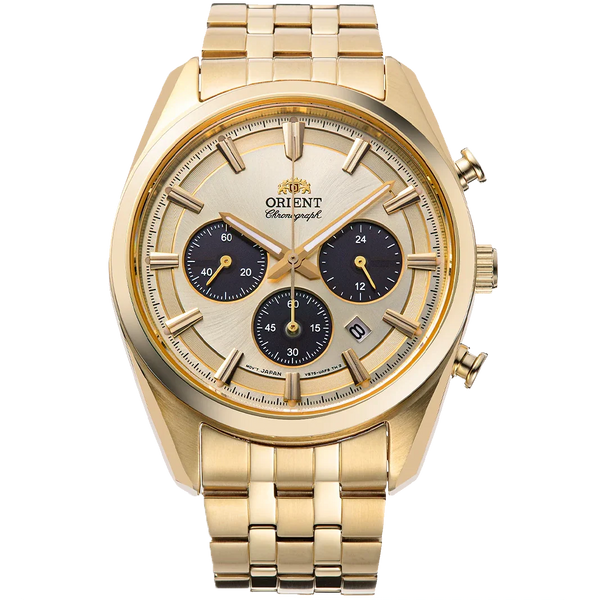 RA-TX0301G Reloj Orient Chronograph Hombre Acero Dorado