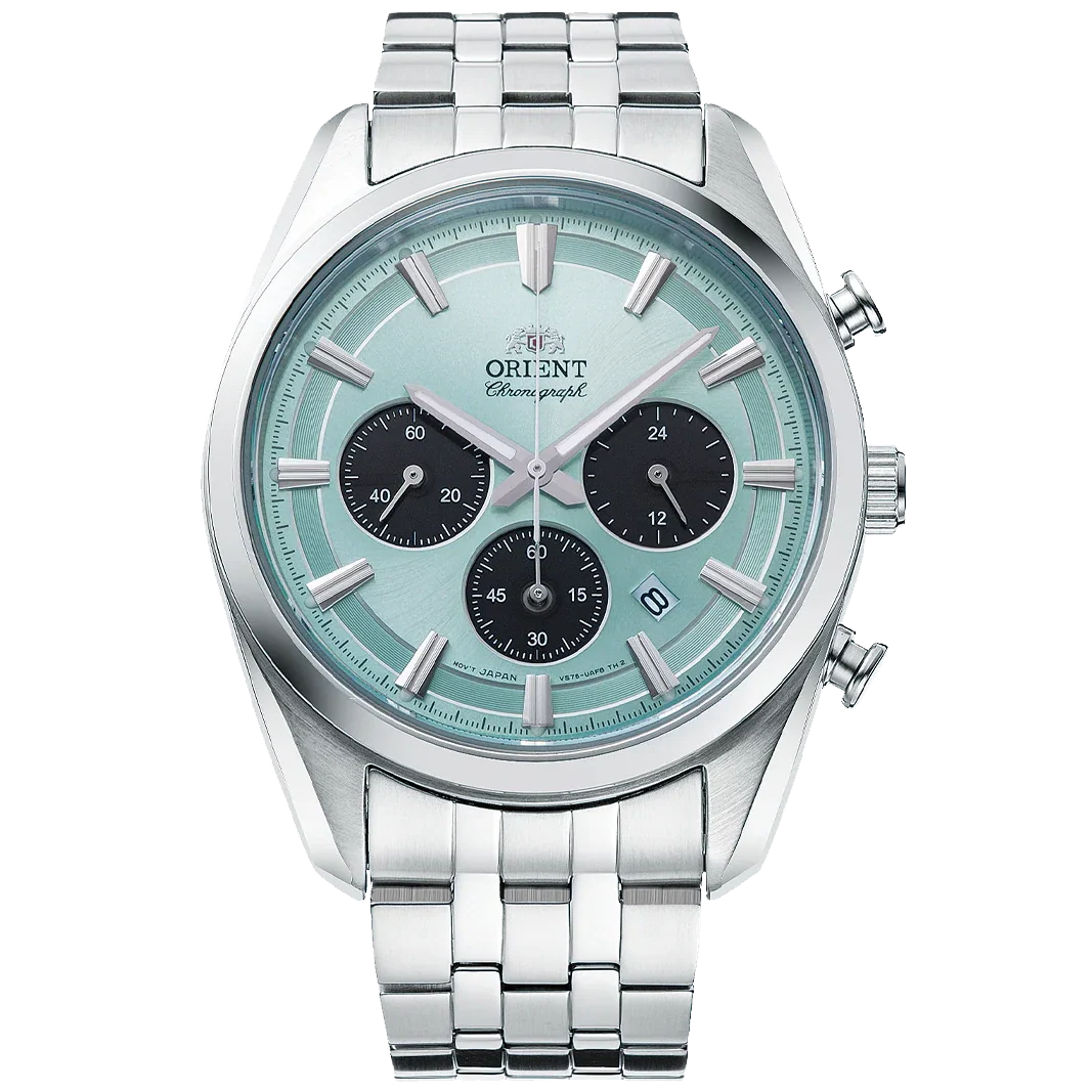 RA-TX0304L Reloj Orient Chronograph Hombre Acero Verde Menta