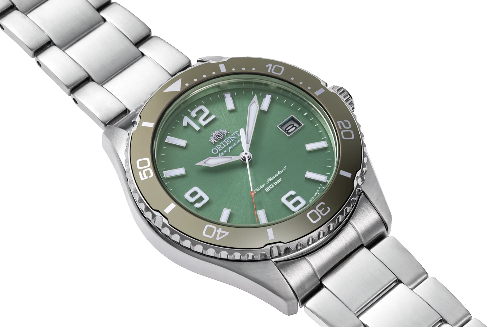 RA-WJ0001E Reloj Orient Solar-Power Hombre Correa Acero