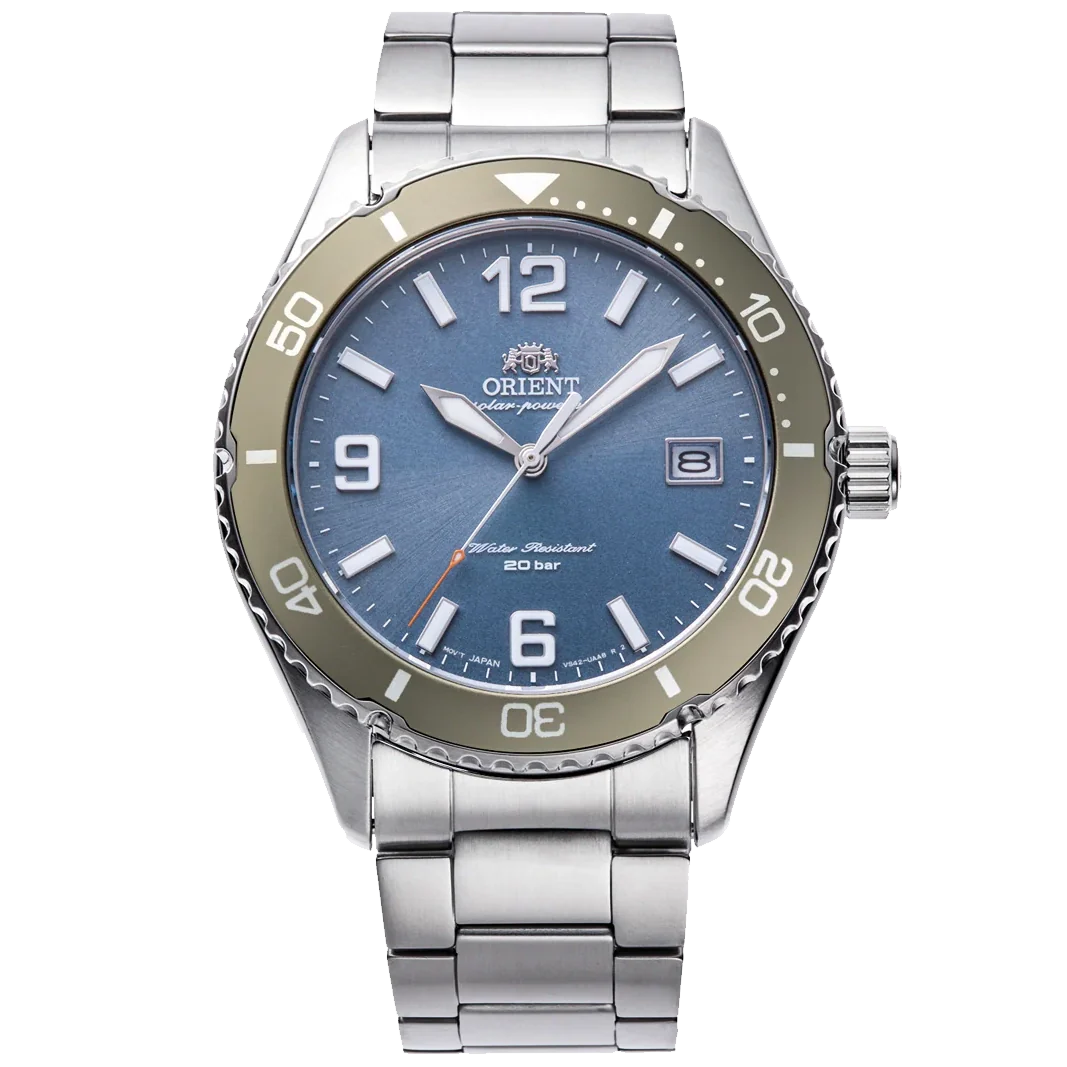 RA-WJ0002L Reloj Orient Sport Hombre Correa Acero Esfera Azul
