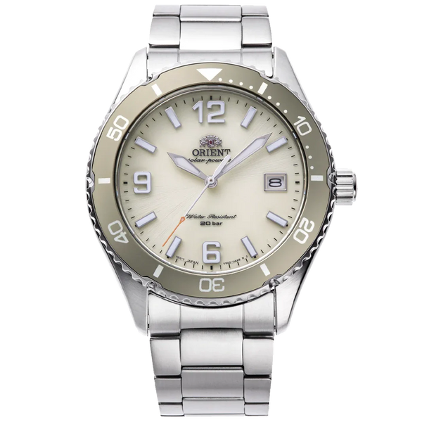 RA-WJ0003S Reloj Orient Contemporary Solar Hombre Acero Inoxidable Bezel