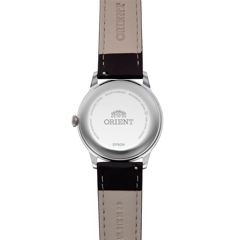 RA-WK0003G Reloj Orient Classic Solar de hombre correa de cuero marrón