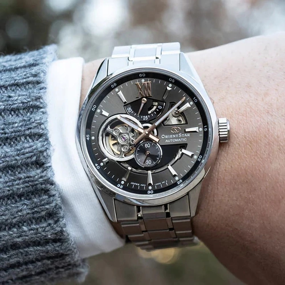 RE-AV0004N Reloj Orient Star de hombre correa de metal automático