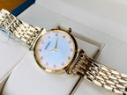 SFQ802P1 Reloj Seiko Essentials Mujer Acero Dorado Esfera Nácar