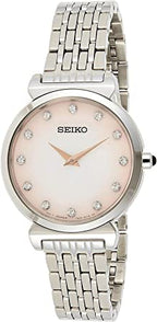 SFQ803P1 Reloj Seiko Essentials Mujer Correa Acero Nácar Rosa