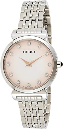 SFQ803P1 Reloj Seiko Essentials Mujer Correa Acero Nácar Rosa