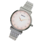 SFQ803P1 Reloj Seiko Essentials Mujer Correa Acero Nácar Rosa