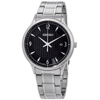 SGEH81P1 Reloj Seiko Clásico Hombre Acero Esfera Negra