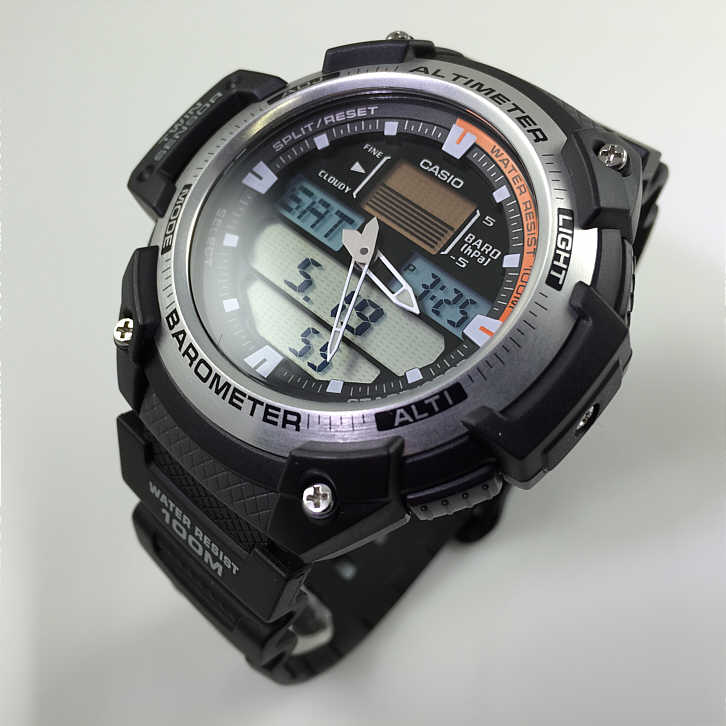 SGW-400H-1BV Reloj Casio de hombre pulsera de caucho