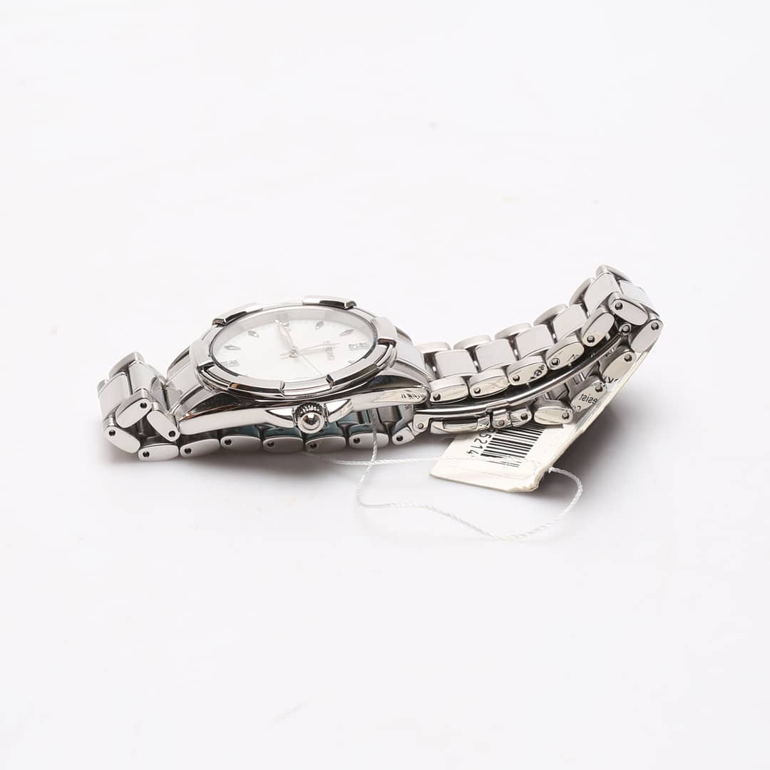 SKK885P1 Reloj Seiko Elegante Mujer Acero Plateado