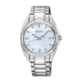 SKK885P1 Reloj Seiko Elegante Mujer Acero Plateado