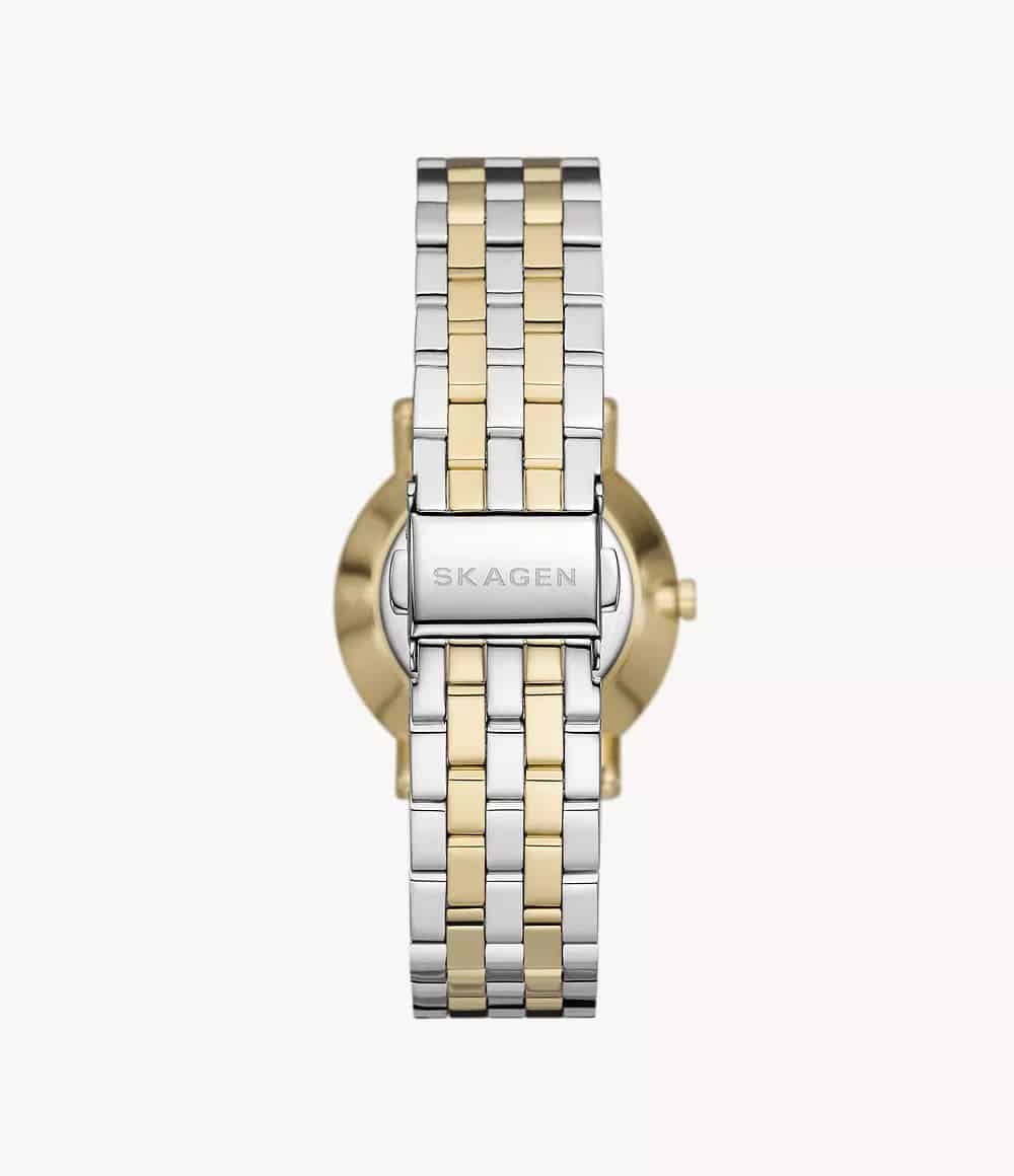 SKW3122 Reloj Skagen Kuppel Lille Mujer Pulsera Bicolor Esfera Verde