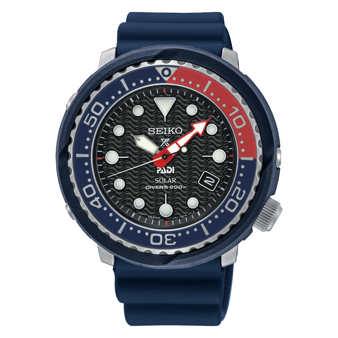 SNE557P1 Reloj Seiko Prospex PADI Hombre Caucho Azul