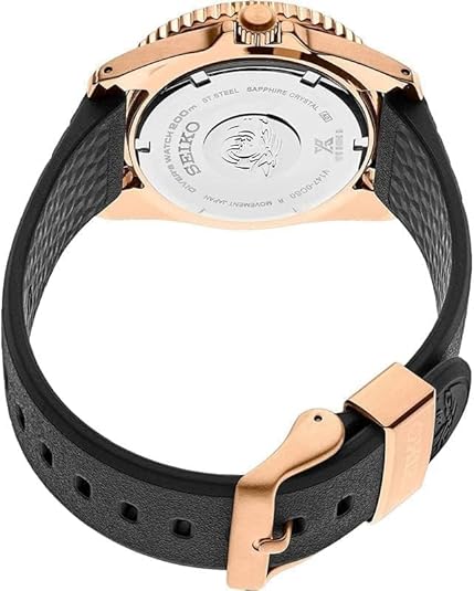 SNE586P1 Reloj Seiko Prospex Solar Hombre Oro Rosa Caucho