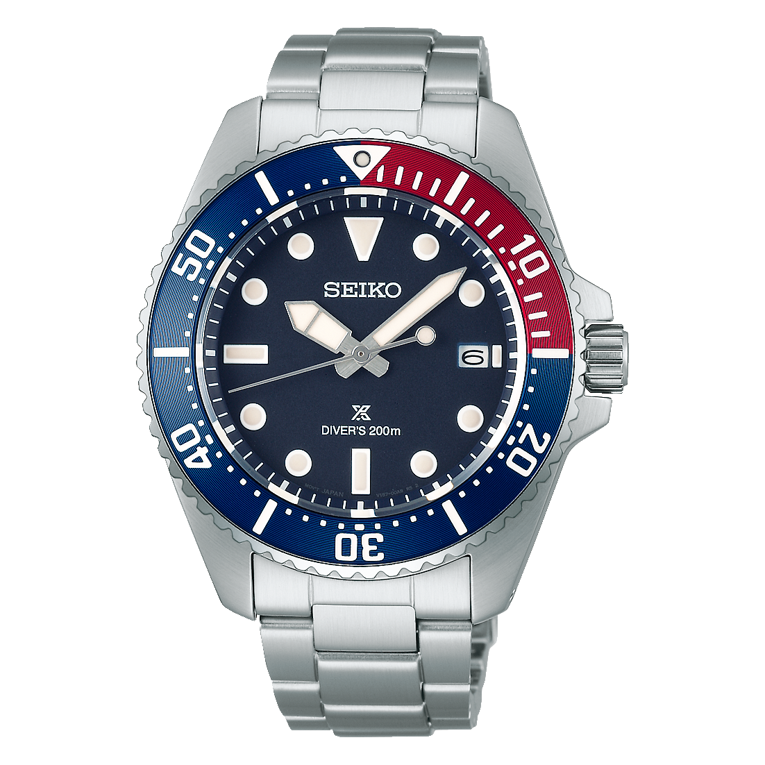 SNE595P1 Reloj Seiko Prospex de hombre pulsera de metal 41 mm solar - Acero Inoxidable Plateado