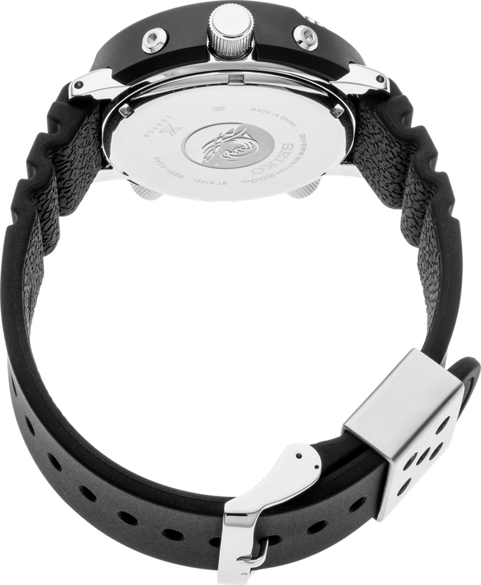 SNJ025P1 Reloj Seiko Prospex de hombre banda de caucho 48 mm - Resina Negro
