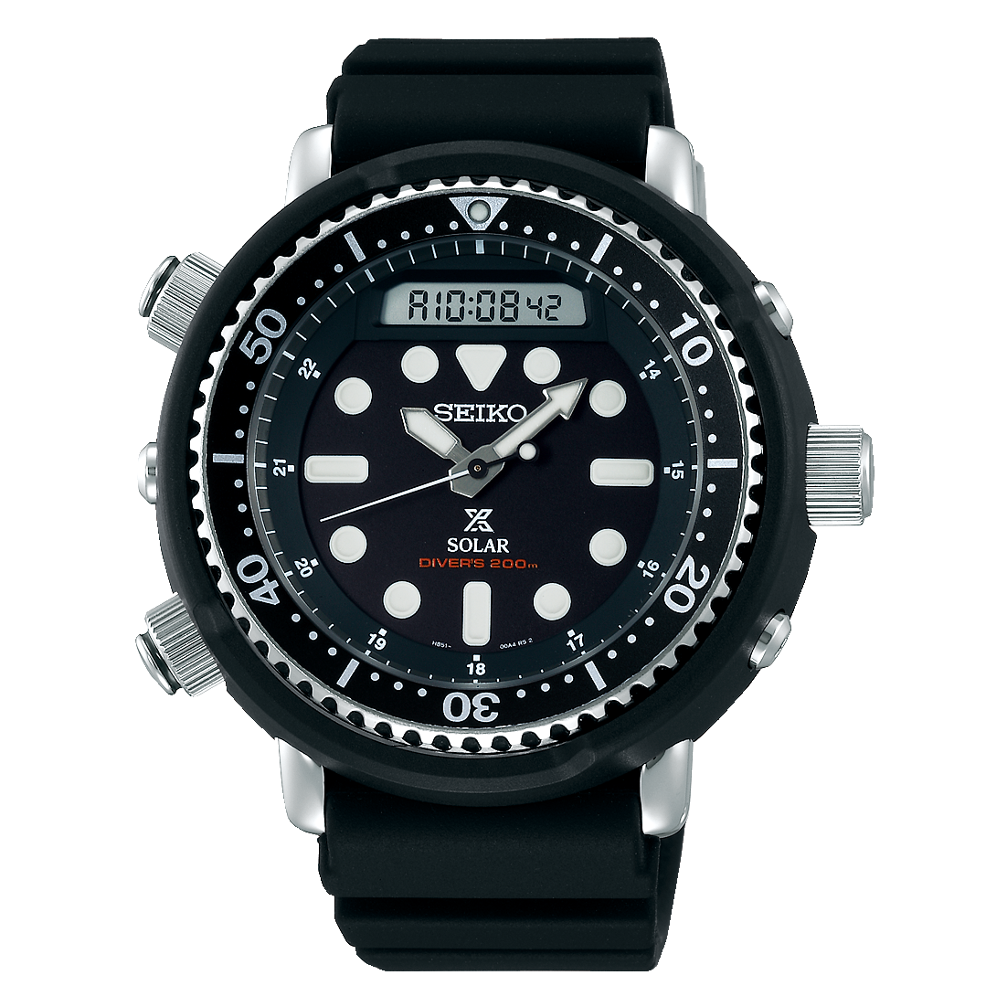 SNJ025P1 Reloj Seiko Prospex de hombre banda de caucho 48 mm - Resina Negro