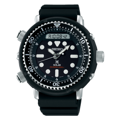 SNJ025P1 Reloj Seiko Prospex de hombre banda de caucho negro 48 mm
