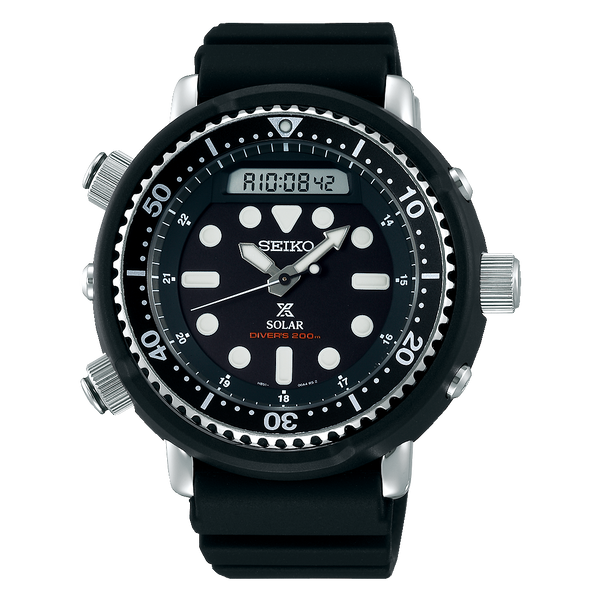 SNJ025P1 Reloj Seiko Prospex de hombre banda de caucho 48 mm - Resina Negro