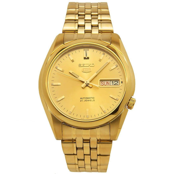 SNK366K1 Reloj Seiko Automatic 5 Hombre Acero Tono Dorado