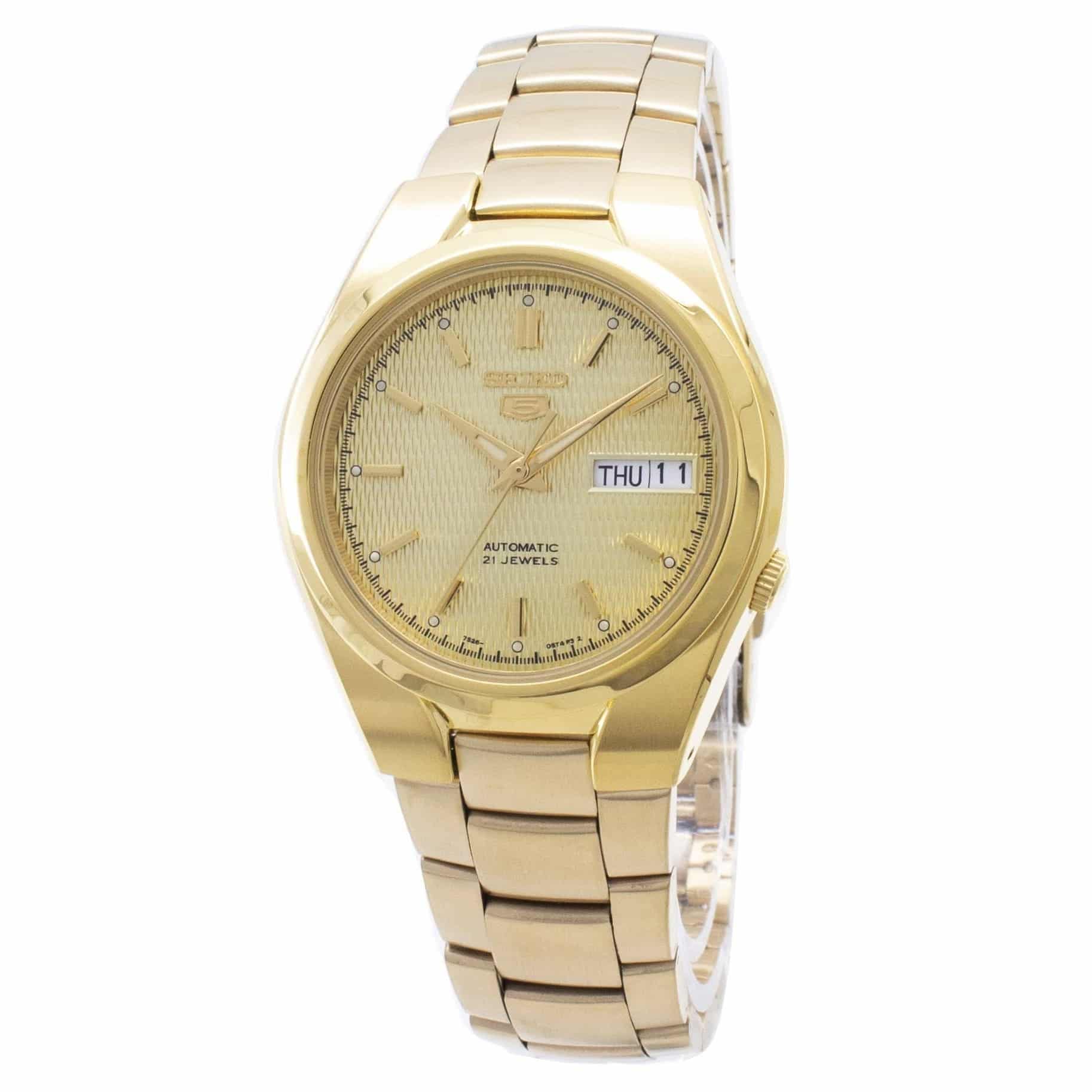 SNK610K1 Reloj Seiko Automatic 5 Hombre Acero Inoxidable Dorado