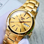 5-SNKA10K1 Reloj Seiko Automatic 5 Hombre Acero Dorado - Vista lateral