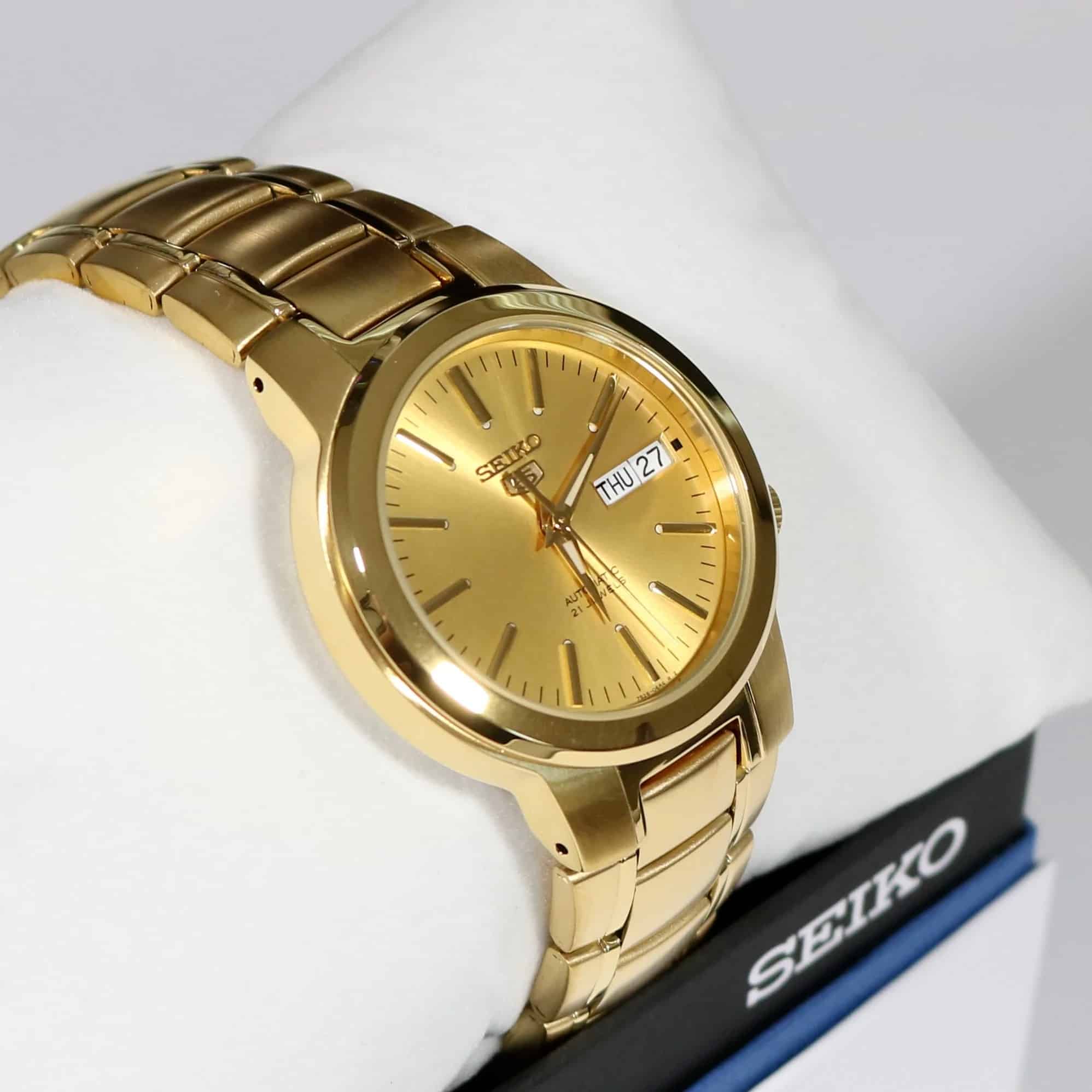 5-SNKA10K1 Reloj Seiko Automatic 5 Hombre Acero Dorado - Vista 5