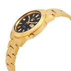 SNKK22K1 Reloj Seiko Automatic 5 Hombre Acero Dorado Esfera Negra
