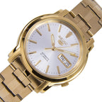 5-SNKK74K1 Reloj Seiko Serie 5 Hombre Acero Inoxidable Dorado - Vista 5