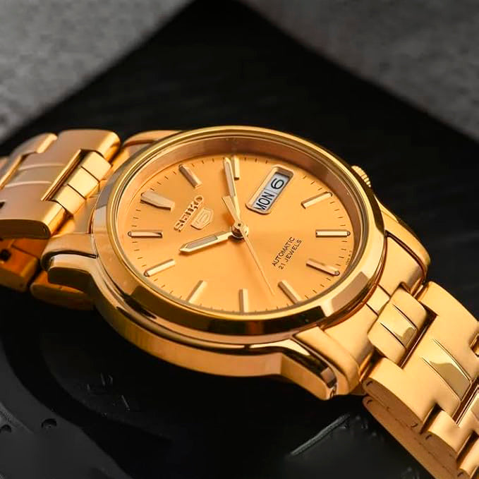 SNKK76K1 Reloj Seiko Automatic 5 Hombre Acero Dorado