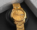 SNKK76K1 Reloj Seiko Automatic 5 Hombre Acero Dorado
