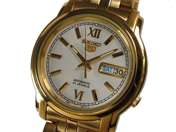 SNKK84K1 Reloj Seiko Automatic 5 Automático Hombre Acero Dorado