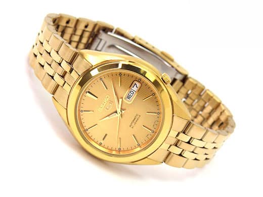 SNKL28K1-5 Reloj Seiko Serie 5 Hombre Acero Dorado