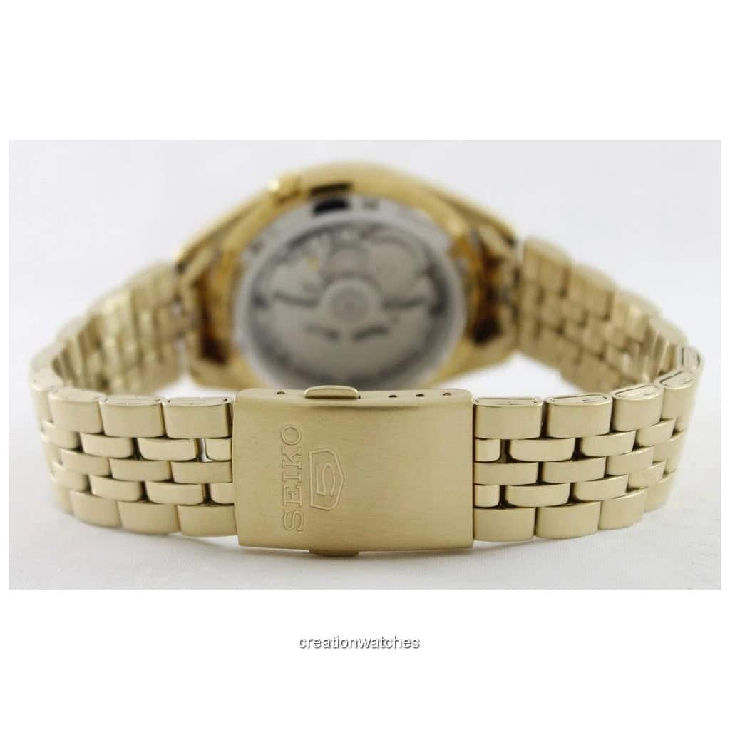 SNKL38 Reloj Seiko Automatic 5 Hombre Acero Inoxidable Dorado
