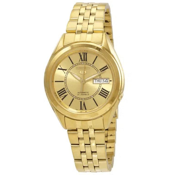 SNKL38 Reloj Seiko Automatic 5 Hombre Acero Inoxidable Dorado