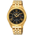 SNKL40K1 Reloj Seiko Automatic 5 Hombre Acero Dorado Esfera Negra