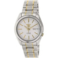 5-SNKL47K1 Reloj Seiko Automatic 5 Hombre Acero Bicolor Esfera Blanca - Reloj original en Guatemala