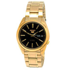 SNKL50K1-5 Reloj Seiko Automatic 5 Hombre Acero Dorado Esfera Negra