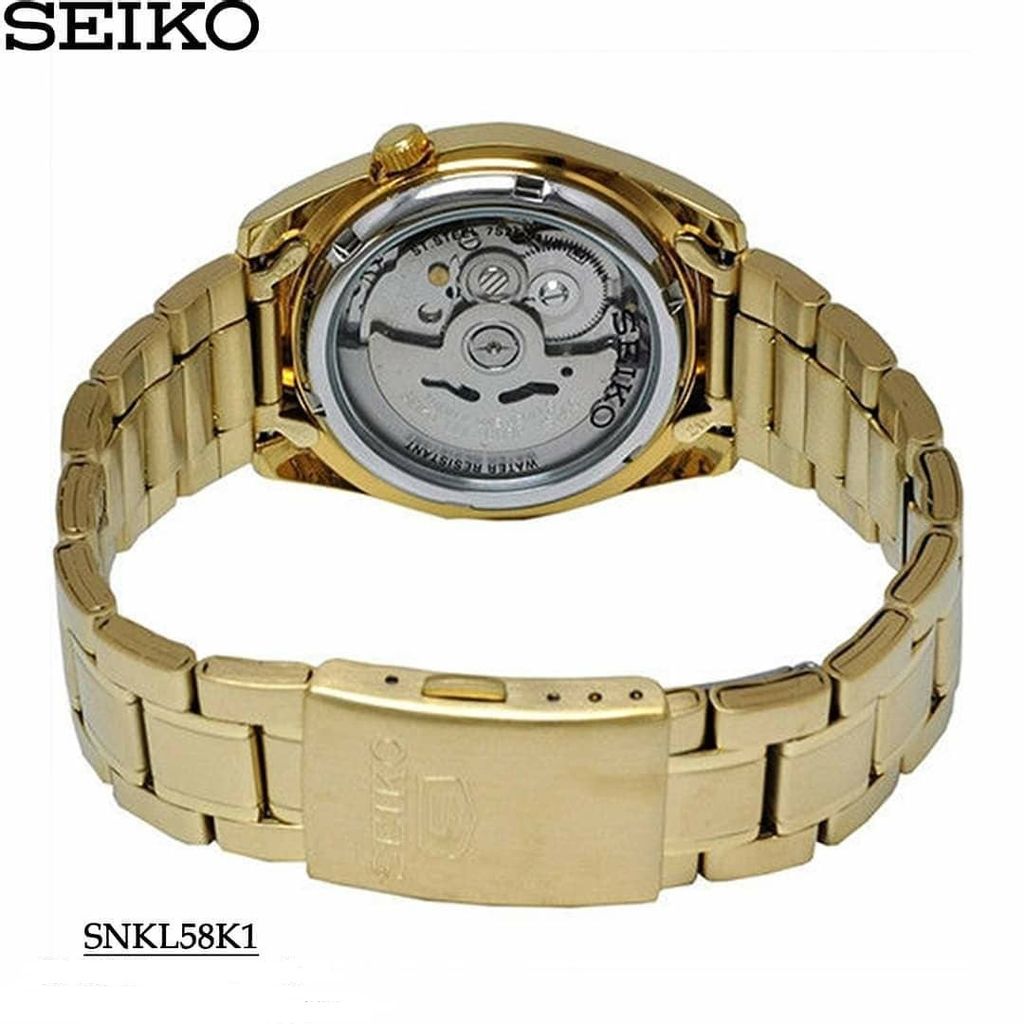 SNKL58K1-5 Reloj Seiko Serie 5 Hombre Acero Dorado
