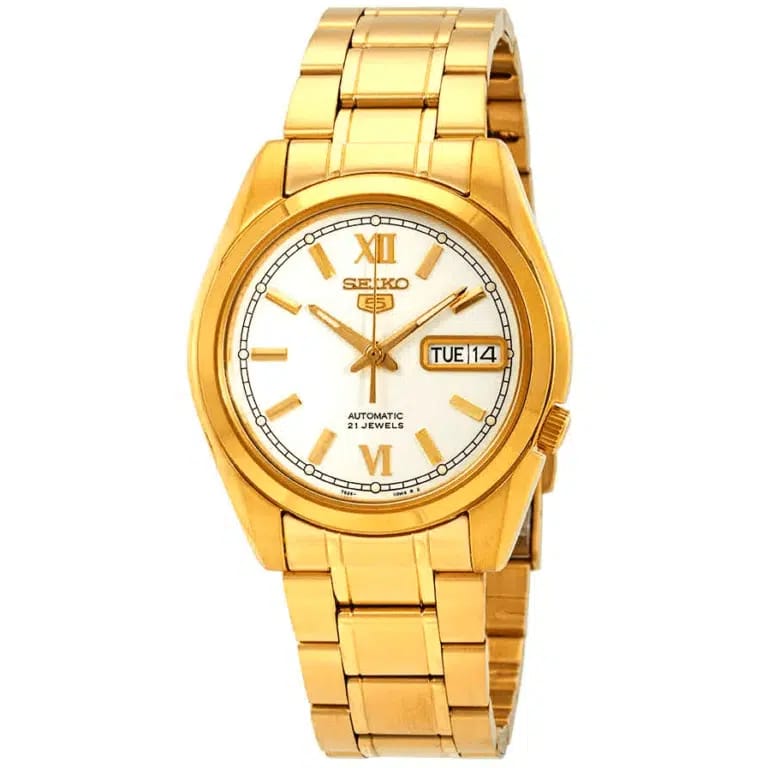 SNKL58K1-5 Reloj Seiko Serie 5 Hombre Acero Dorado