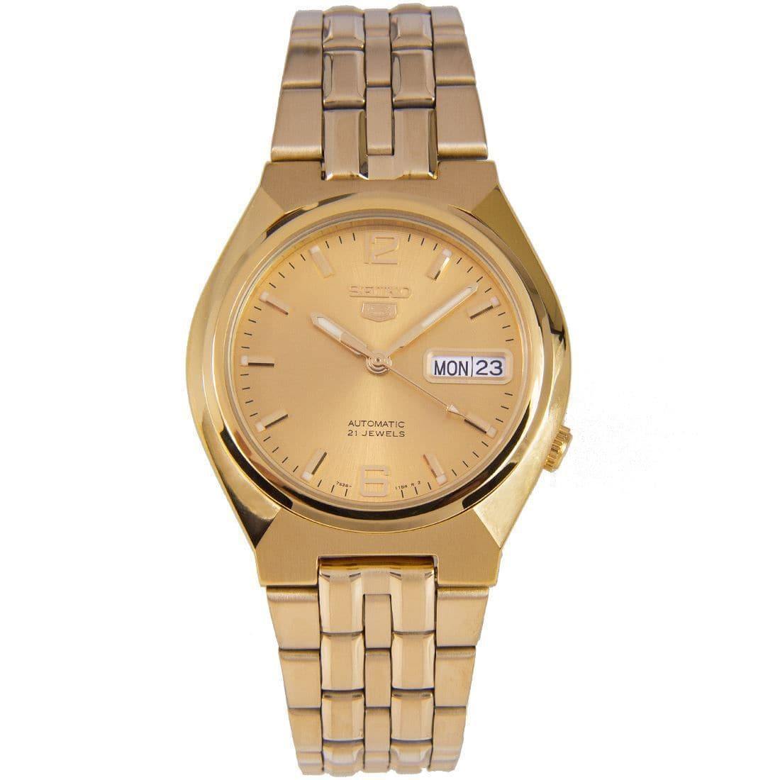 SNKL64K1 Reloj Seiko Automatic 5 Hombre Acero Inoxidable Dorado