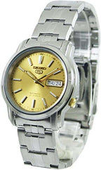 SNKL81-5 Reloj Seiko Automatic 5 Hombre Acero Esfera Dorada