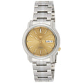 SNKL81-5 Reloj Seiko Automatic 5 Hombre Acero Esfera Dorada