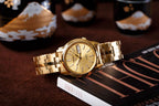 5-SNKL86K1 Reloj Seiko Automatic 5 Hombre Acero Dorado - Vista lateral