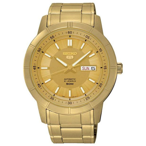 5-SNKN62K1 Reloj Seiko Serie 5 Hombre Acero Dorado - Reloj original en Guatemala