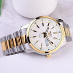 SNKP14K1-5 Reloj Seiko Automatic 5 Hombre Acero Bicolor Esfera Blanca