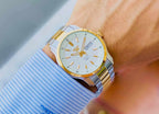 SNKP14K1-5 Reloj Seiko Automatic 5 Hombre Acero Bicolor Esfera Blanca