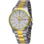 SNKP14K1-5 Reloj Seiko Automatic 5 Hombre Acero Bicolor Esfera Blanca